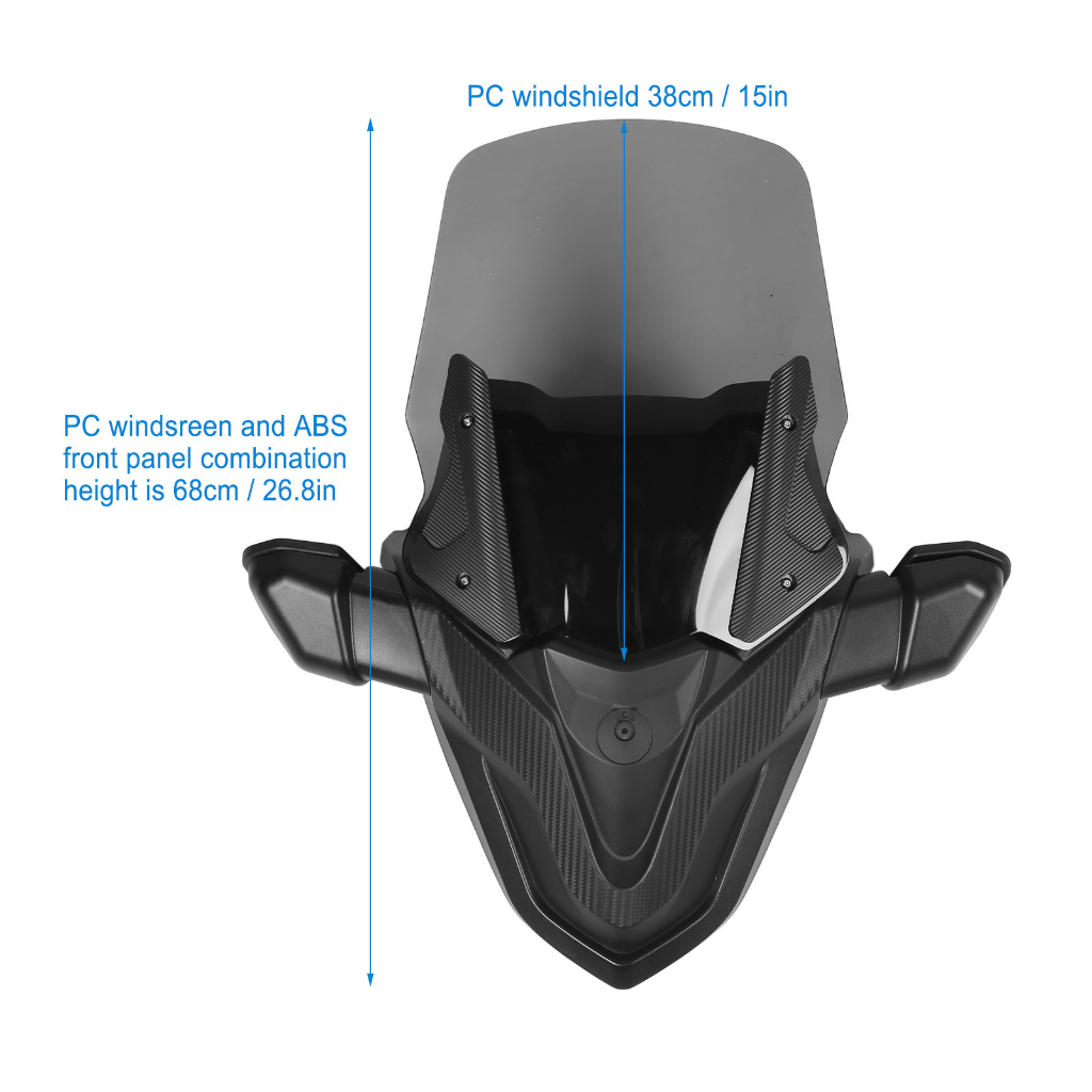 Có thể bán buôn Kính Chắn Gió Xe Máy Kèm Gương Chiếu Hậu Dành Cho nmax 155 20 vermont055 Hàng giao ngay