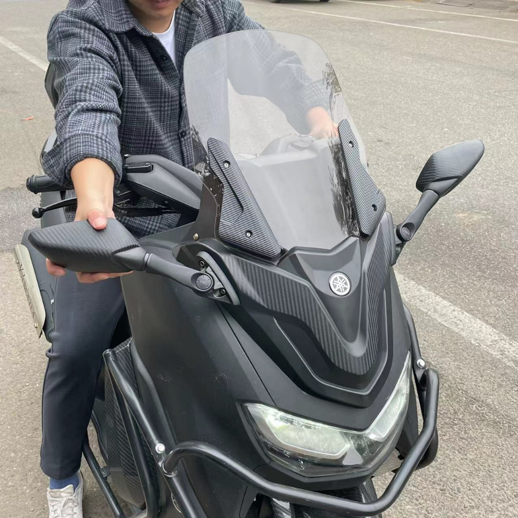 Có thể bán buôn Kính Chắn Gió Xe Máy Kèm Gương Chiếu Hậu Dành Cho nmax 155 20 vermont055 Hàng giao ngay