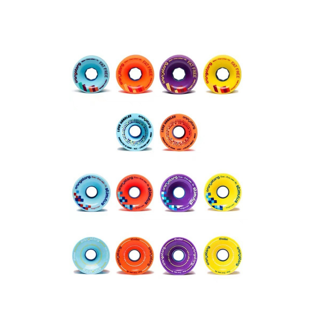 Bánh Xe Ván Trượt Dài 70mm 70 * 42mm 85a Độ Bền Cao Chống Mài Mòn