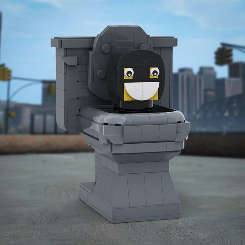 Buick Bộ Đồ Chơi Lắp Ráp toilet vs Lạc Đà 467 Mảnh Cho Bé