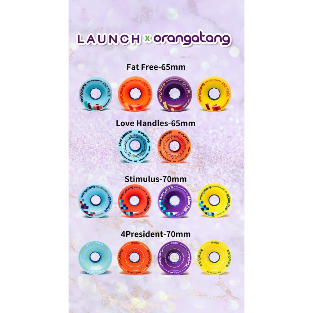 Bánh Xe Ván Trượt Dài 70mm 70 * 42mm 85a Độ Bền Cao Chống Mài Mòn