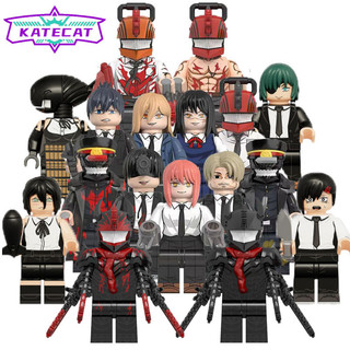 Paw man Bộ Đồ Chơi Lắp Ráp Mô Hình Nhân Vật anime samurai mini