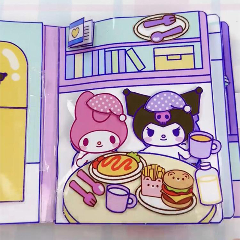 Sách sanrio doudou Tự Cắt Không Cắt