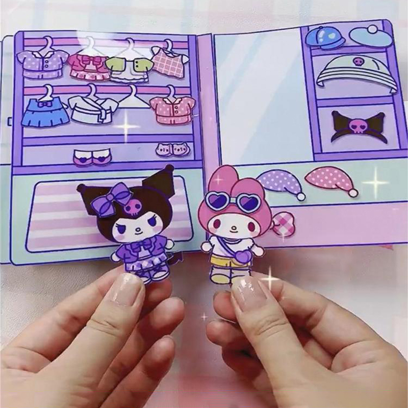 Sách sanrio doudou Tự Cắt Không Cắt