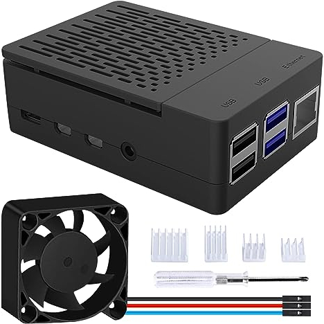 Ốp Điện Thoại Hình Rapper raspberry pi 4 pwm Cool fan 52pi raspberry pi 4 52pi pi 4 pi 4 Chất Lượng 