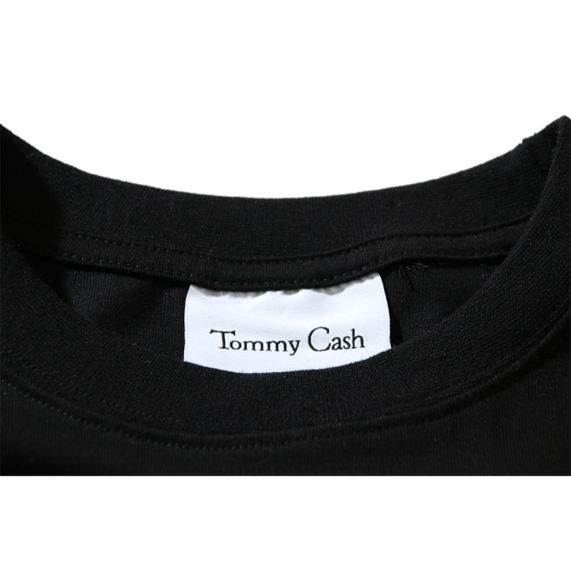 Áo Thun Đen Tay Ngắn Dáng Rộng Thêu Họa Tiết Kiểu Đường Phố Cá Tính Cho Nam Và Nữ