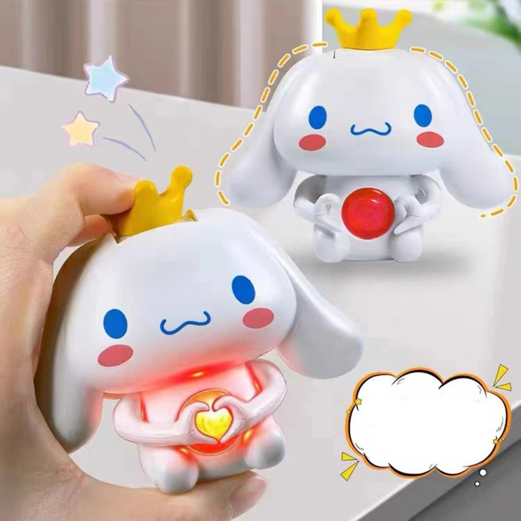 Đồ Chơi Người Ngoài Hành Tinh Hình Cinnamoroll Phát Sáng Trong Đêm