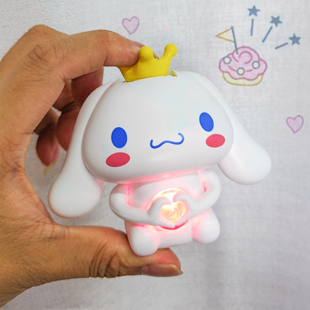 Đồ Chơi Người Ngoài Hành Tinh Hình Cinnamoroll Phát Sáng Trong Đêm