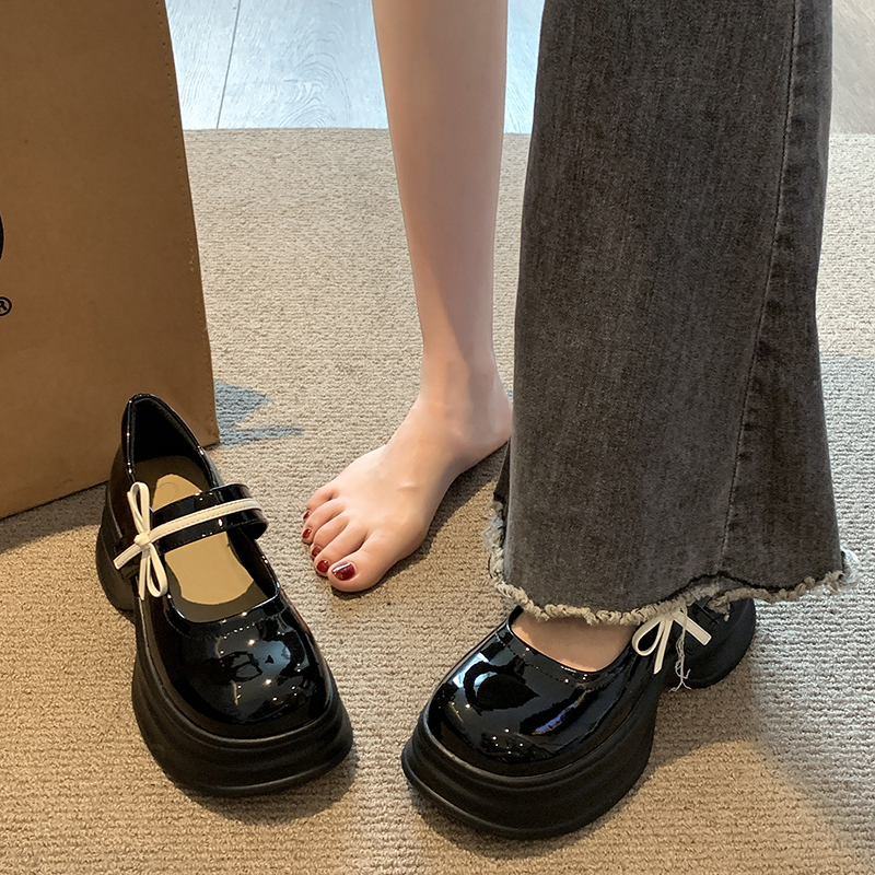 HHH  Giày Mary Jane Lolita đế cao 6cm Giày Búp Bê Đế da mềm đế êm thời trang 2023NEW Cho Nữ Phong cách fashion Beautiful Trendy B95F19Y 37Z230910