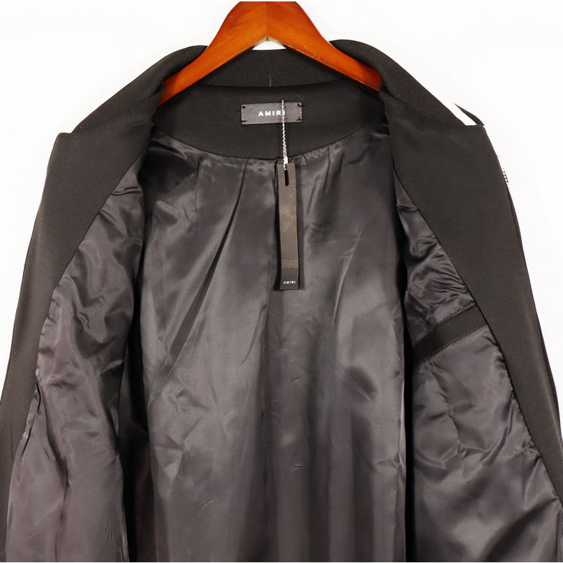 Amiri Áo Khoác Thể Thao Phối Khóa Kéo Thời Trang Năng Động Cho Nam