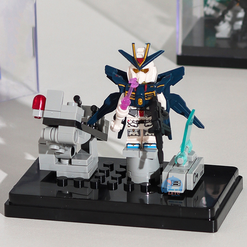 Leyu moc gundam Mô Hình Đồ Chơi 4 Trong 1 Với Hộp Trưng Bày