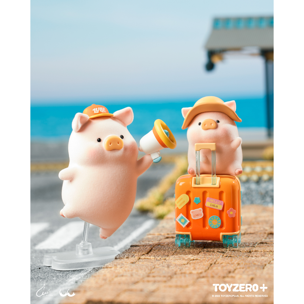 Lulu the Pig Đồ Chơi Búp Bê Hình Chú Heo Du Lịch Đáng Yêu Để Bàn Trang Trí