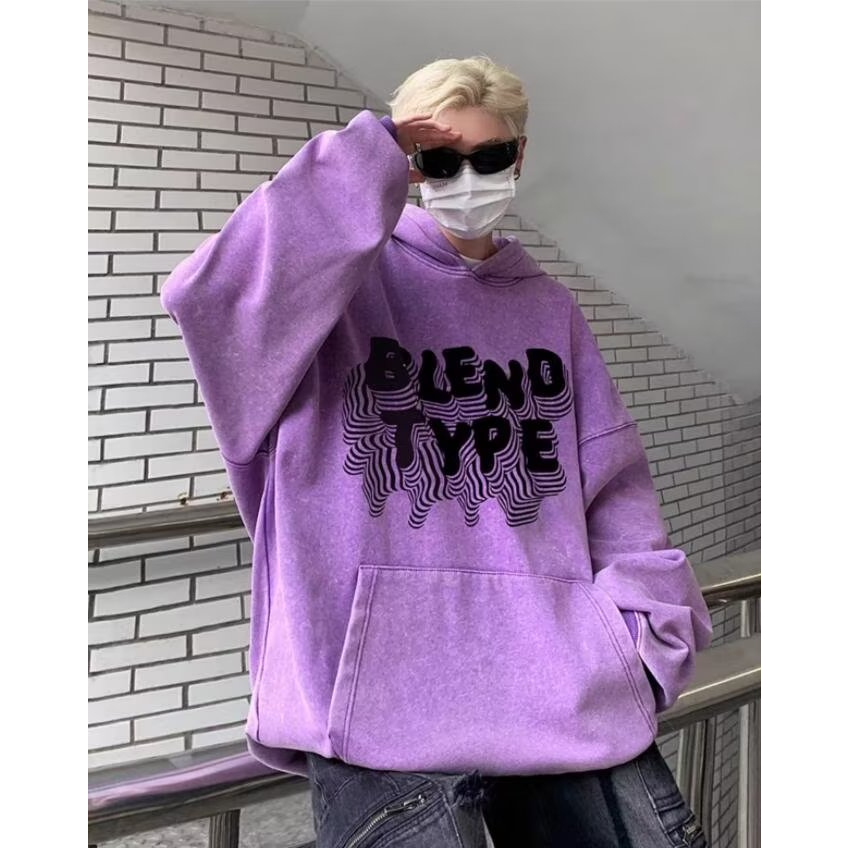 Mới Áo hoodie cotton áo hoodie nữ dày Dáng Rộng In Chữ áo hoodie hoạ tiết Phong Cách hip hop Mỹ Thời Trang áo hoodie form rộng Nam Nữ