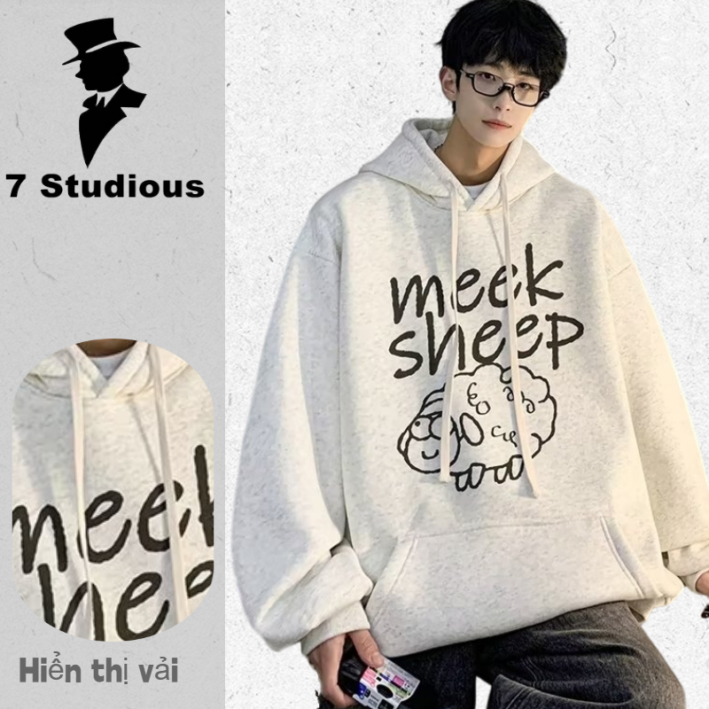 【M-5XL】Áo Hoodie nam dáng rộng thời trang phong cách Hong Kong cho unisex fashion bigsize hoodie nam nữ in hình thời trang