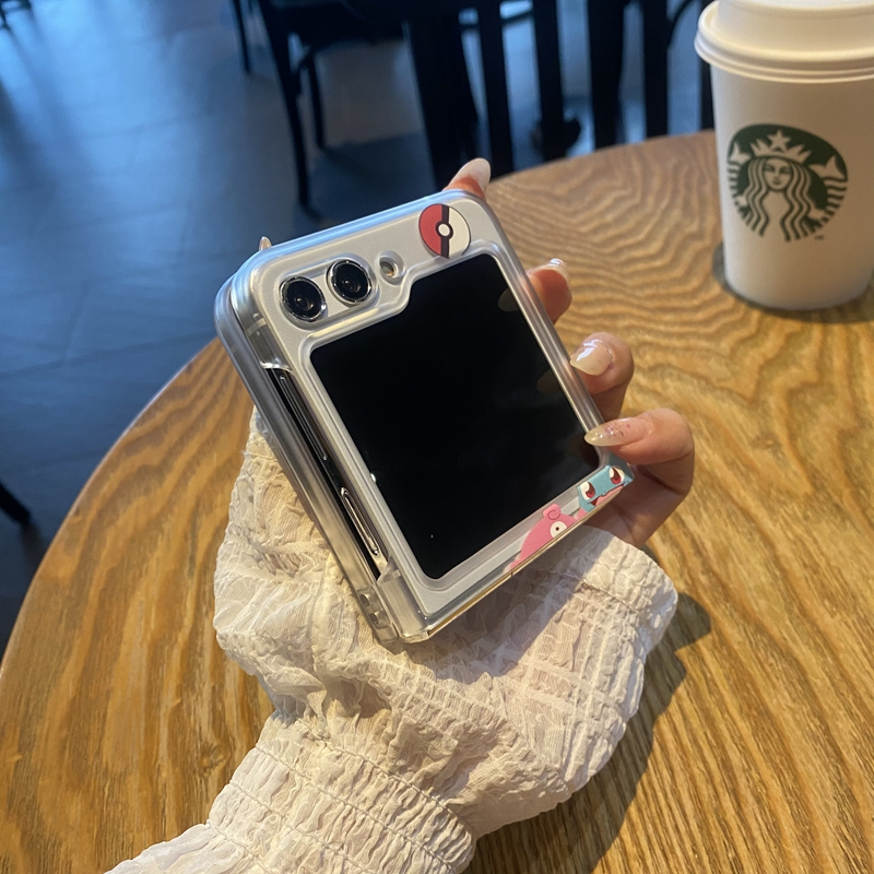 Ốp Điện Thoại silicone Mềm Chống Sốc In Hình pikachu Cho samsung galaxy z flip 5 z flip 4 z flip 3