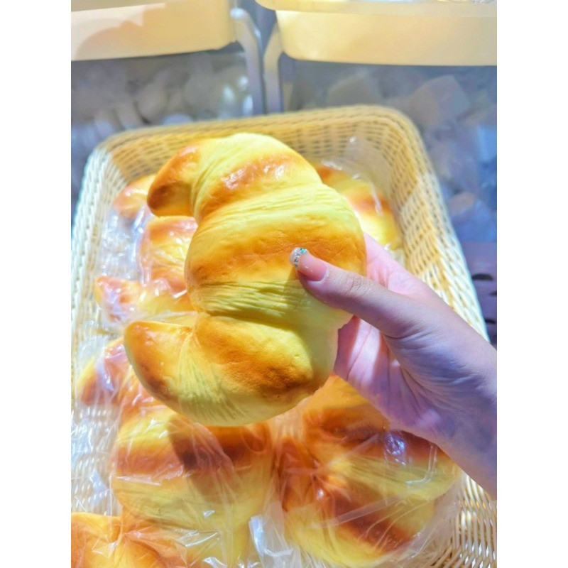Caramel Đồ Chơi Bóp Giảm Căng Thẳng, Hình croissant