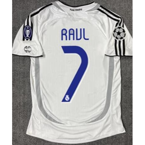 Áo Thun Số 06-07 Đội Tuyển real Madrid 2006 beckham ronaldo