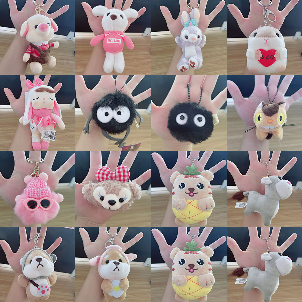 Stellalou anime susuwatari Móc Khóa Hình Chuột hamster Nhồi Bông Đáng Yêu Dành Cho Bé Gái