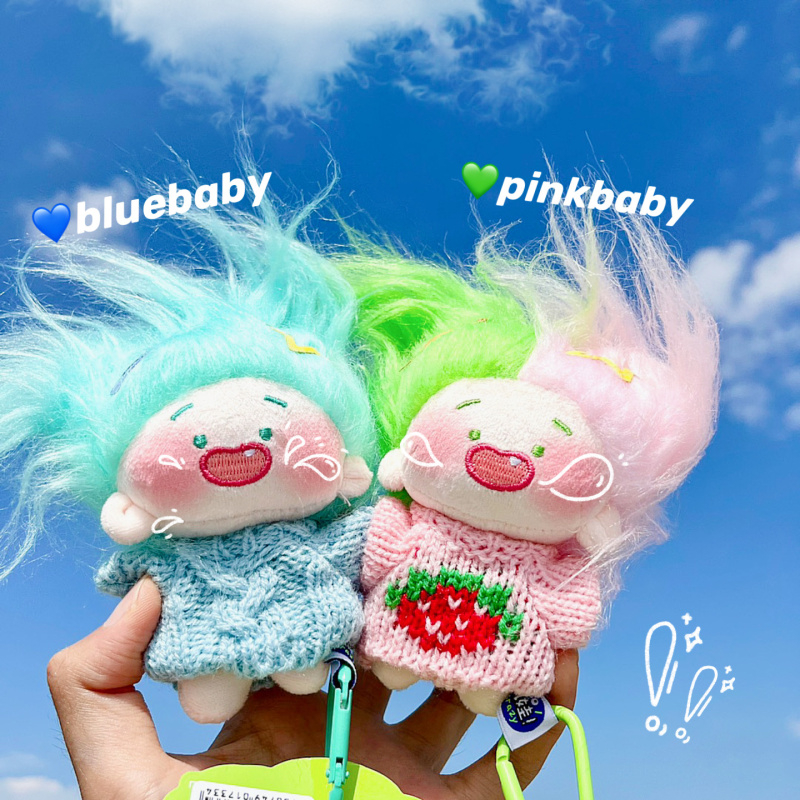 Móc Khóa Hình Búp Bê Nàng Tiên Cá Nhồi Bông Dễ Thương