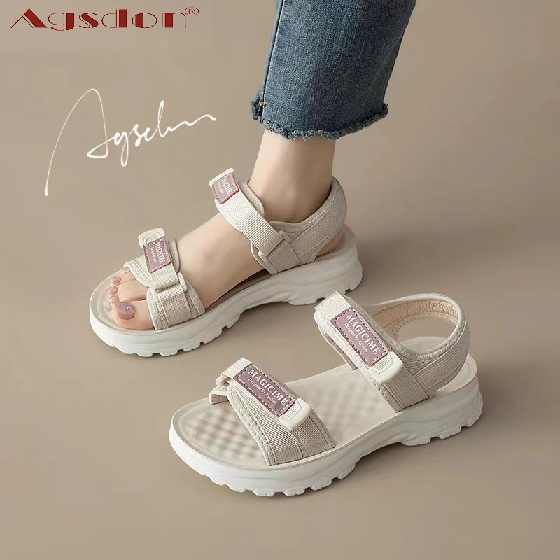 Giày SANDAl thể thao AGSDON đế dày chống trượt thời trang mùa hè cho nữ