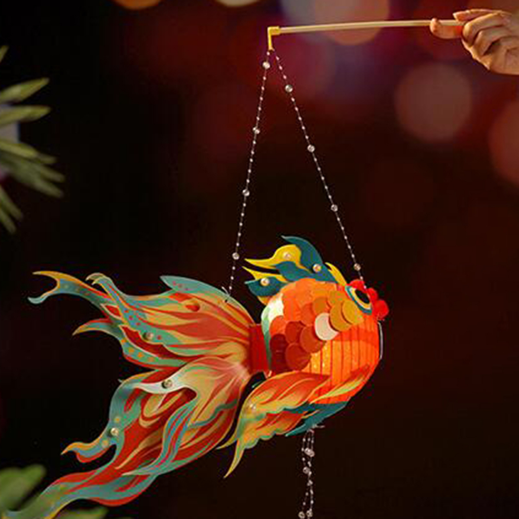 Đèn lồng giấy hình cá chép độc đáo và sáng tạo thích hợp,Lồng Đèn Treo Trang Trí Lễ Hội / Đám Cưới / Lễ Hội diy handmade , quà tặng, Trung Thu