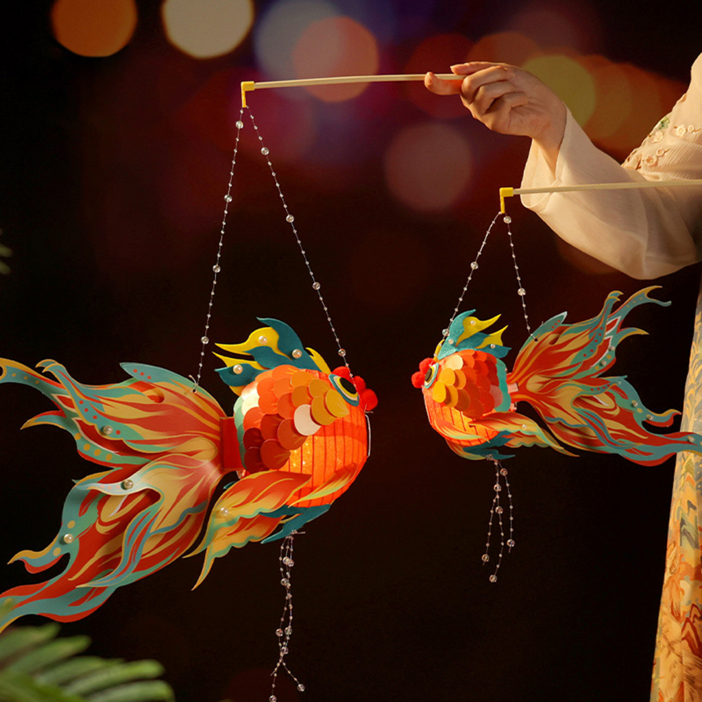 Đèn lồng giấy hình cá chép độc đáo và sáng tạo thích hợp,Lồng Đèn Treo Trang Trí Lễ Hội / Đám Cưới / Lễ Hội diy handmade , quà tặng, Trung Thu