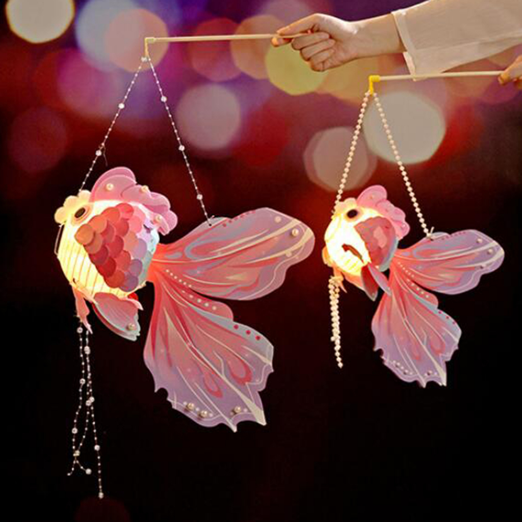 Đèn lồng giấy hình cá chép độc đáo và sáng tạo thích hợp,Lồng Đèn Treo Trang Trí Lễ Hội / Đám Cưới / Lễ Hội diy handmade , quà tặng, Trung Thu