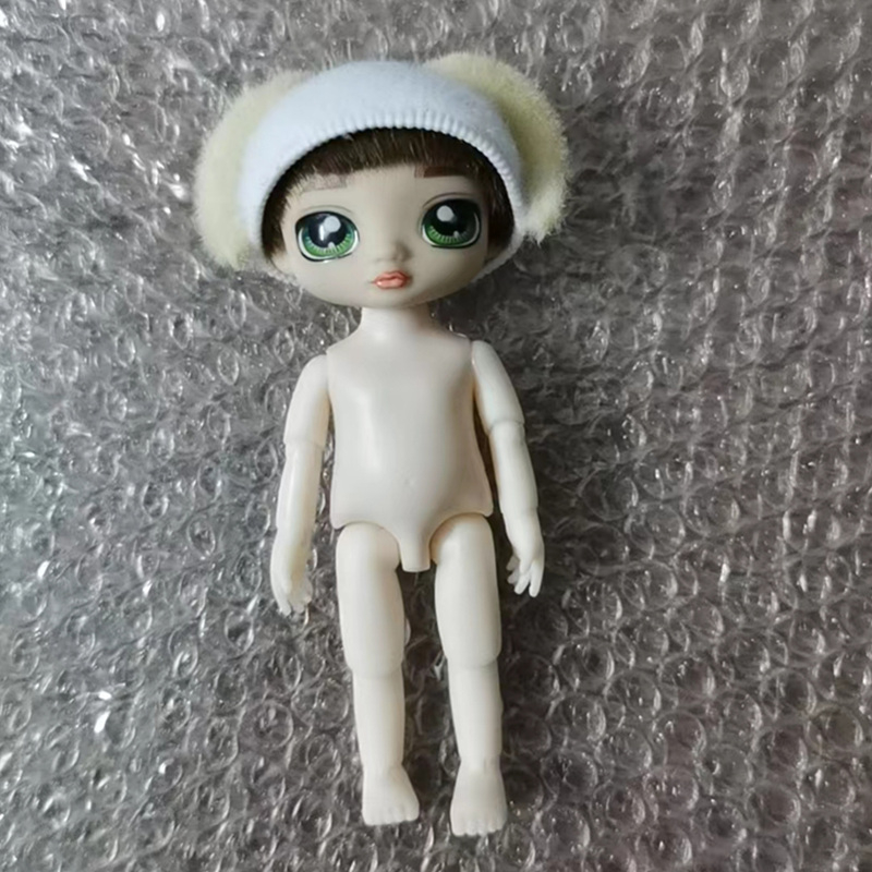 Mũ Đội Đầu Búp Bê 1 / 12 Kèm Tai Mèo mini lol Không Thể Tháo Rời