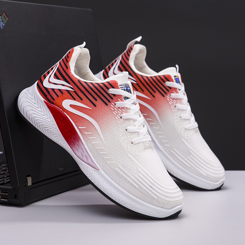 Giày Nam Mùa Hè 2023 Mới Hợp Thời Trang Thể Thao Nam Thoáng Khí Chạy Bộ Nam Giày Bố Giày Học Sinh