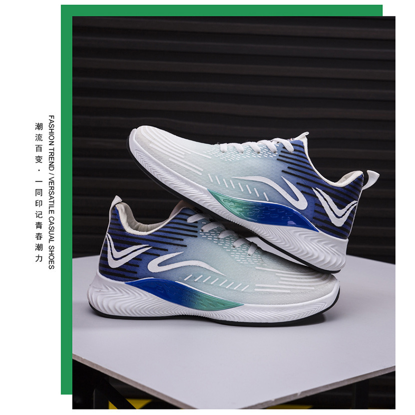 Giày Nam Mùa Hè 2023 Mới Hợp Thời Trang Thể Thao Nam Thoáng Khí Chạy Bộ Nam Giày Bố Giày Học Sinh