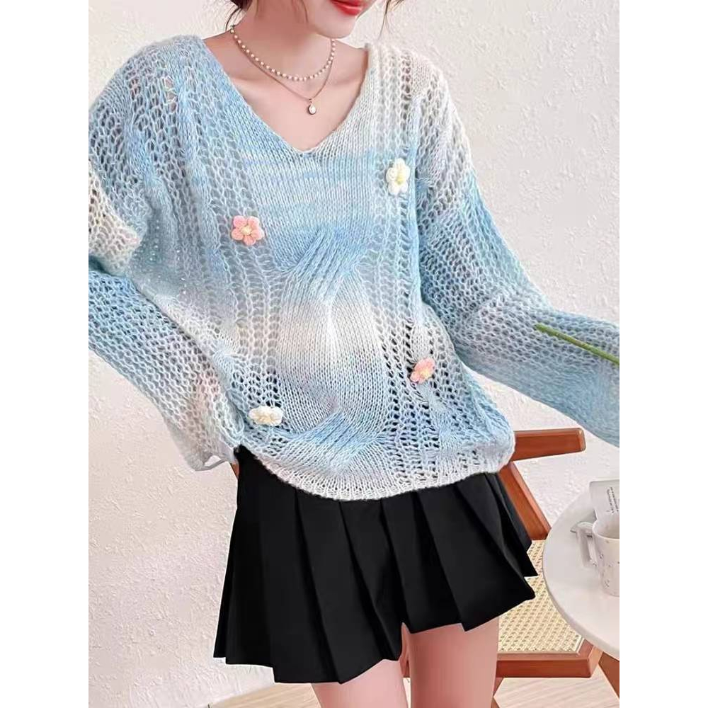 KIKONEY SHOP Áo Len croptop áo tingoan áo nữ kiểu 2023 New Style A29J2FM 34Z230821