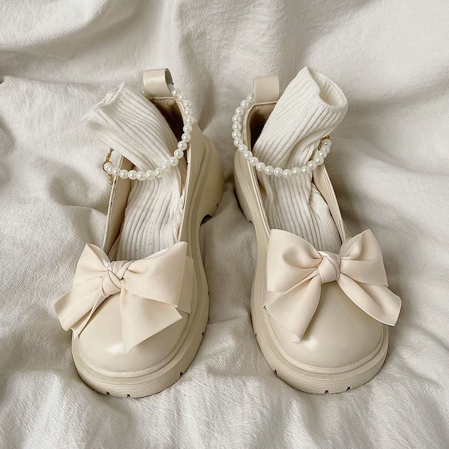 UETEEY giày búp bê Mary Jane Lolita Đế da mềm đế êm thời trang 2023 34Z230821