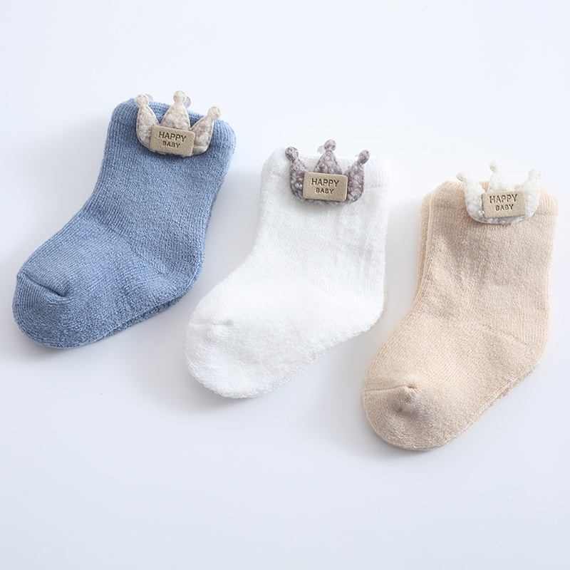 Vớ cotton Chống Trượt In Họa Tiết Hoạt Hình Dễ Thương Cho Bé