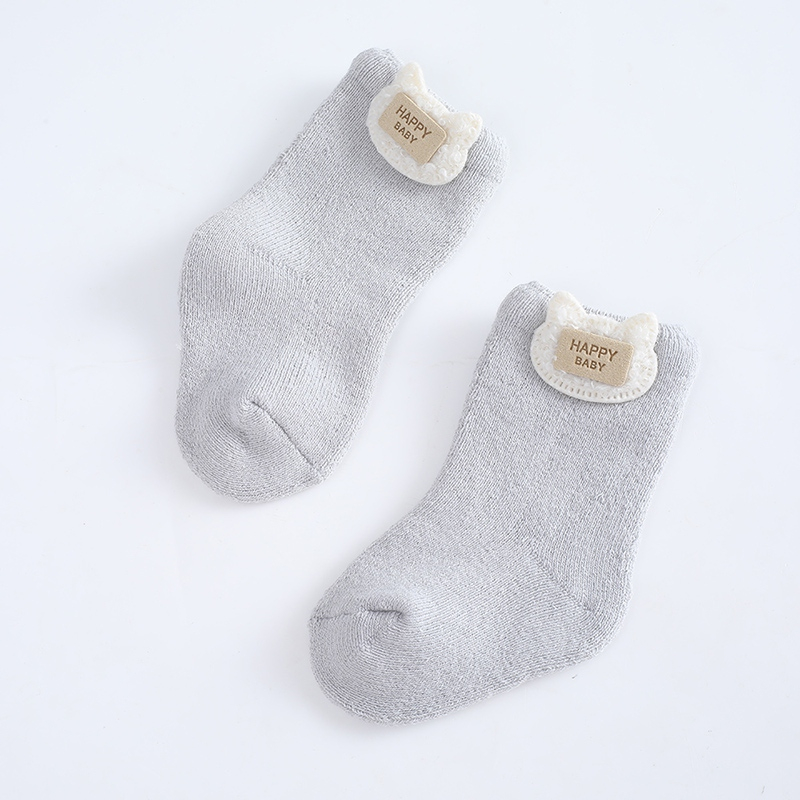 Vớ cotton Chống Trượt In Họa Tiết Hoạt Hình Dễ Thương Cho Bé