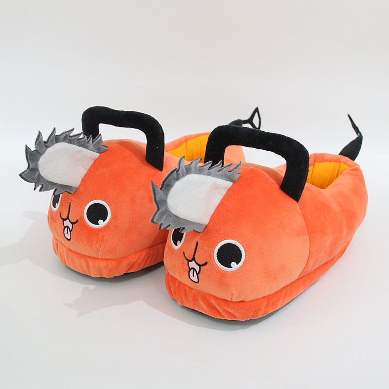 Dép Bông Đi Trong Nhà Hình Chú Chó Hoạt Hình anime Nhật Bản 28cm Ấm Áp Mùa Đông Cho Nam Nữ