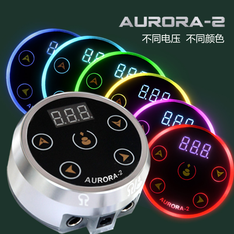 Hình Xăm Cung Cấp Điện Nhôm Màn LED Hiển Thị Nhẹ Máy Pin Cho Lót Đổ Bóng EU 2A