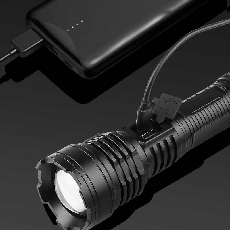 Đèn Pin Siêu Sáng xhp70 xhp360 led 2197 tybe-c 18650 Pin 26650