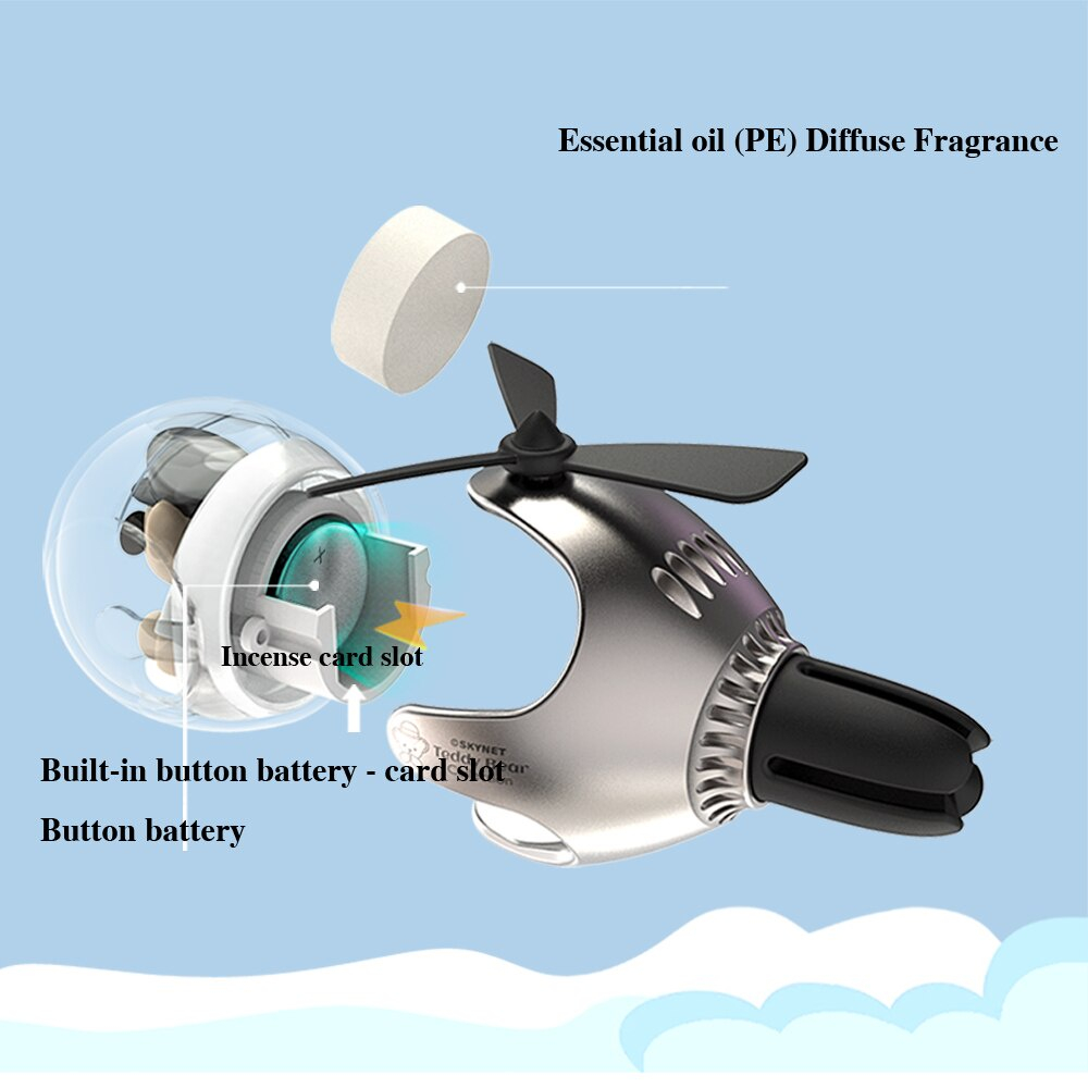 Phụ Kiện Khuếch Tán Nước Hoa Gắn Khe Điều Hòa Xe Hơi Hình hello kitty