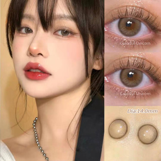Cặp kính áp tròng COLORHUNTER XJSR 0-8 độ 14.00-14.2mm dùng 1 năm thời trang