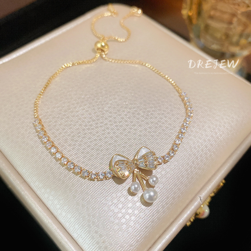 Vòng Tay Mạ Vàng 18k Đính Đá zircon Sang Trọng Thời Trang