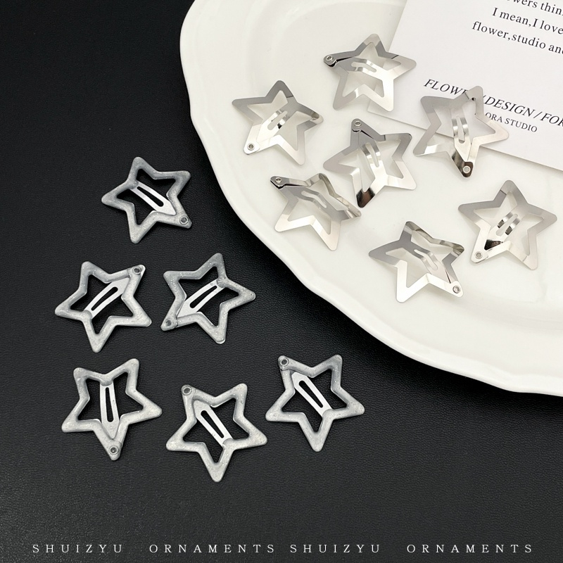 Kẹp Tóc Bb Hình Ngôi Sao Hoạt Hình Dễ Thương Thời Trang Cho Bé Gái