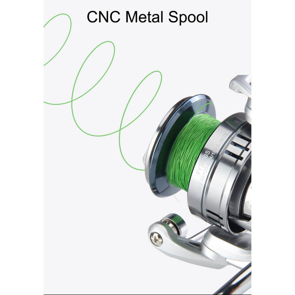 Guồng Quay Dây Câu Cá 1500 / 3000 series 3 + 1 bb 10kg Chất Lượng Cao