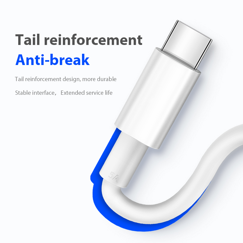 Dây Cáp Sạc Nhanh 5a usb Sang type c pd Cho xiaomi samsung Điện Thoại