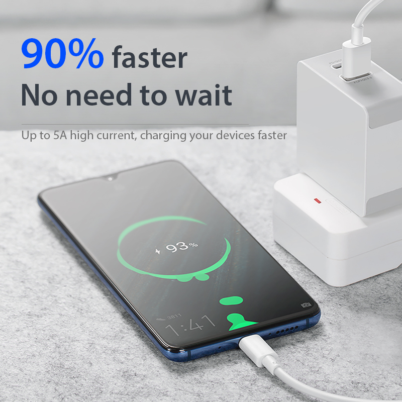Dây Cáp Sạc Nhanh 5a usb Sang type c pd Cho xiaomi samsung Điện Thoại