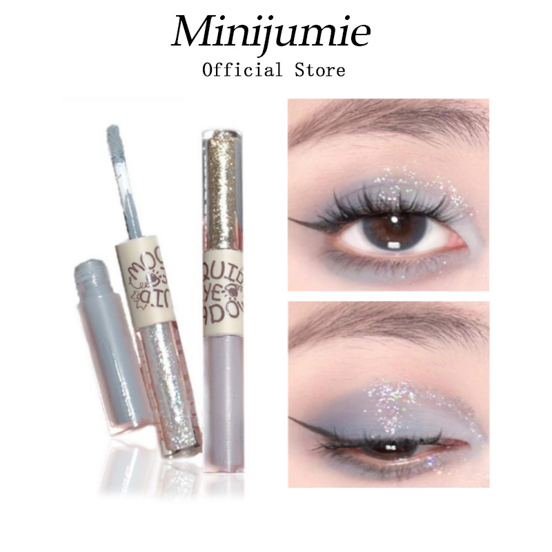 Minijumie Phấn Mắt Dạng Lỏng GEGE BEAR 2 Trong 1 Có Nhũ Lấp Lánh Thương