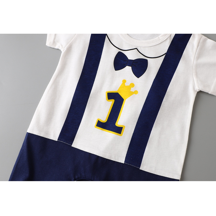 Bộ Áo Liền Quần Phong Cách romper Cho Bé Sơ Sinh 0-24 Tháng