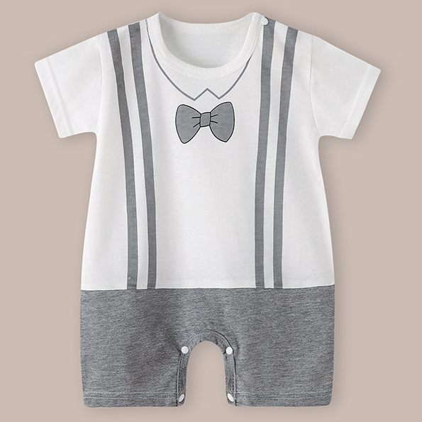 Bộ Áo Liền Quần Phong Cách romper Cho Bé Sơ Sinh 0-24 Tháng