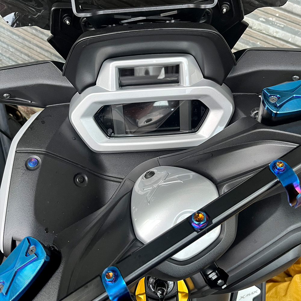 Dành Cho Xe YAMAHA XMAX 300 2023 XMAX300 V2 Xe Máy Retrofit Bảng Điều Khiển Trang Trí Dụng Cụ Bao Da Nhạc Cụ Trang Trí
