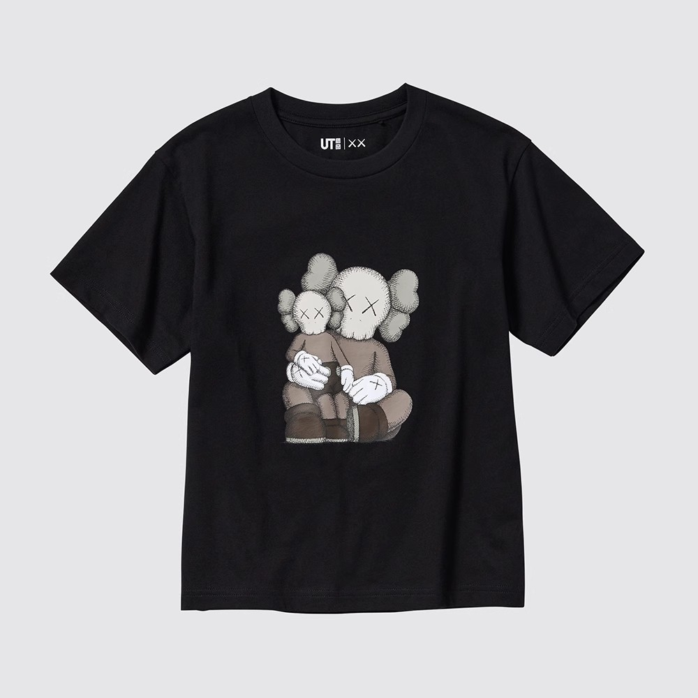 Uniqlo Áo Thun Tay Ngắn In Hình kaws Thời Trang 2023 Cho Mẹ Và Bé 467771