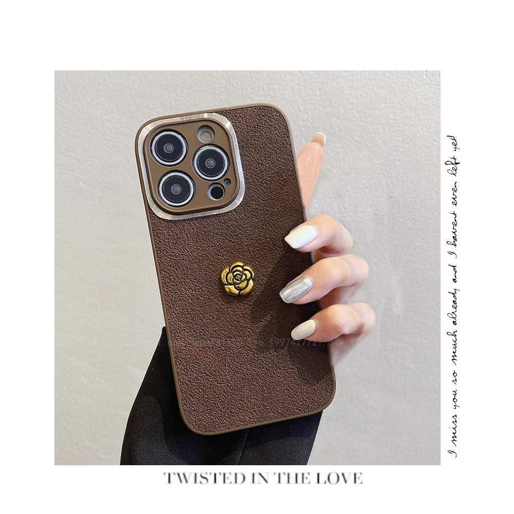 Bao Da Điện Thoại Cứng Màu Nâu Đậm Cho xiaomi 13 / xiaomi pro / redmi k60 pro / redmi k60 ultra Ốp